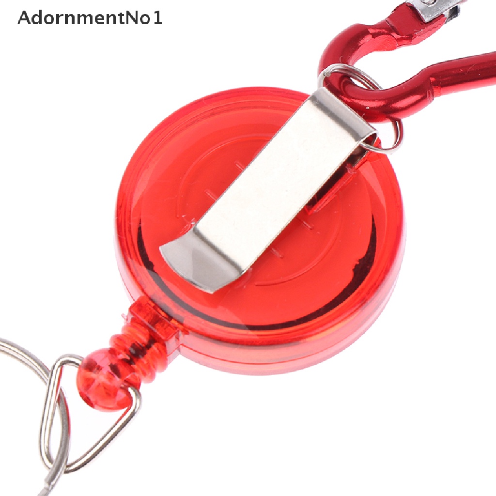 (AdornmentNo1) 1pc Gantungan Kunci Carabiner Retractable Untuk Ski Pass Owner