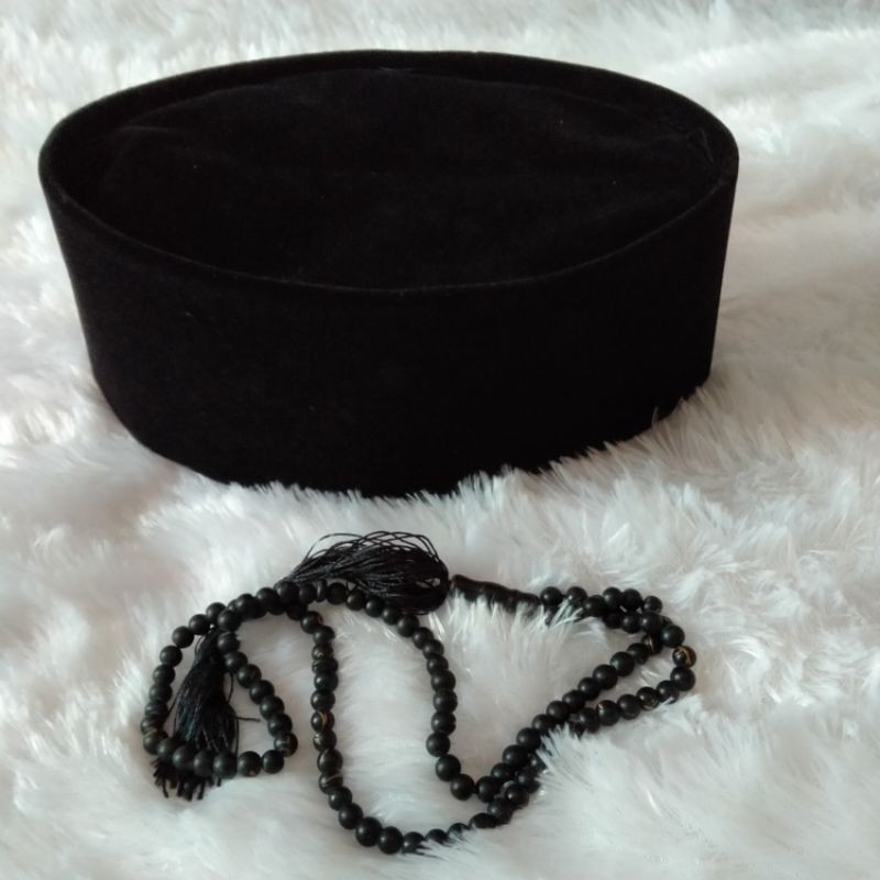Peci anak polos hitam/kopiah anak