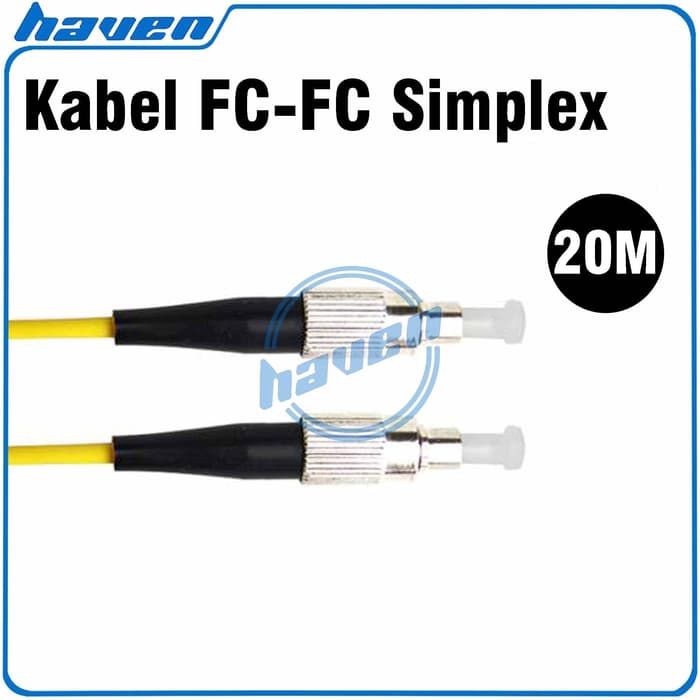 20m Fiber Optic Patch Cord Jumper Cable FC/UPC-FC/UPC FC - FC Kabel