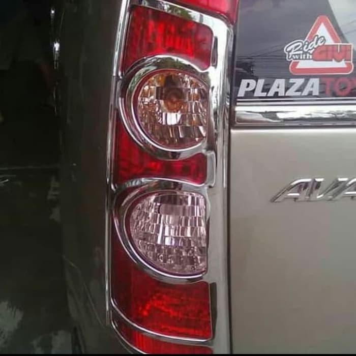 Garnis List Cover Lampu Belakang Avanza /Xenia Vvti 2007-2010 Chrome