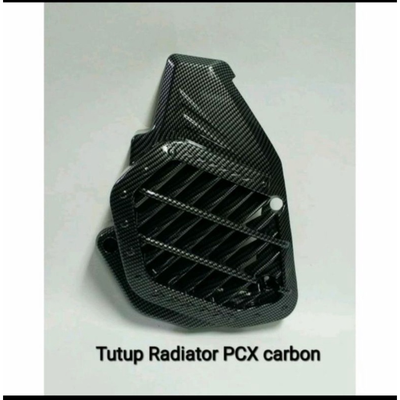 Cover Radiator PCX 150 Lokal Nemo Carbon