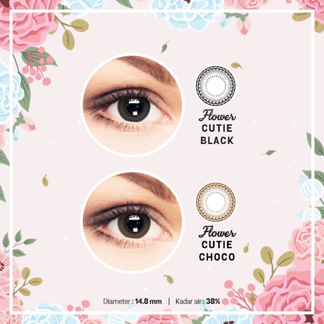 softlens gel flower dm 14.8