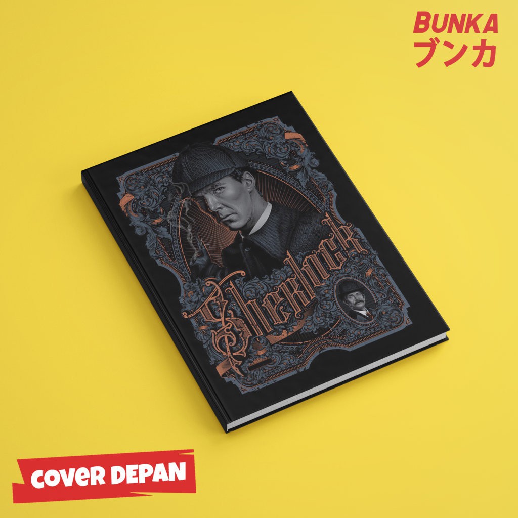

Notebook Sherlock Holmes Hardcover A5 Buku Tulis Catatan Note Agenda Planner Jurnal