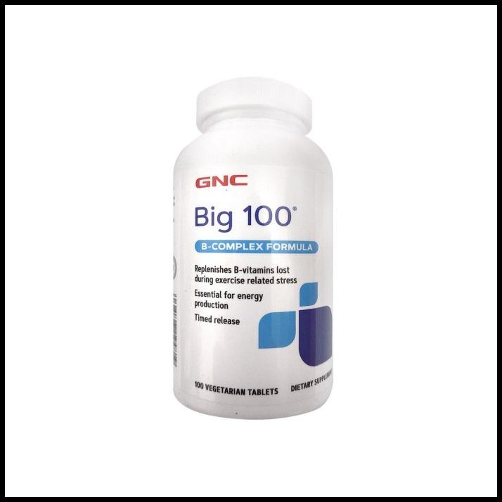 Gnc Big 100 B-Complex Formula - 100 Tablets