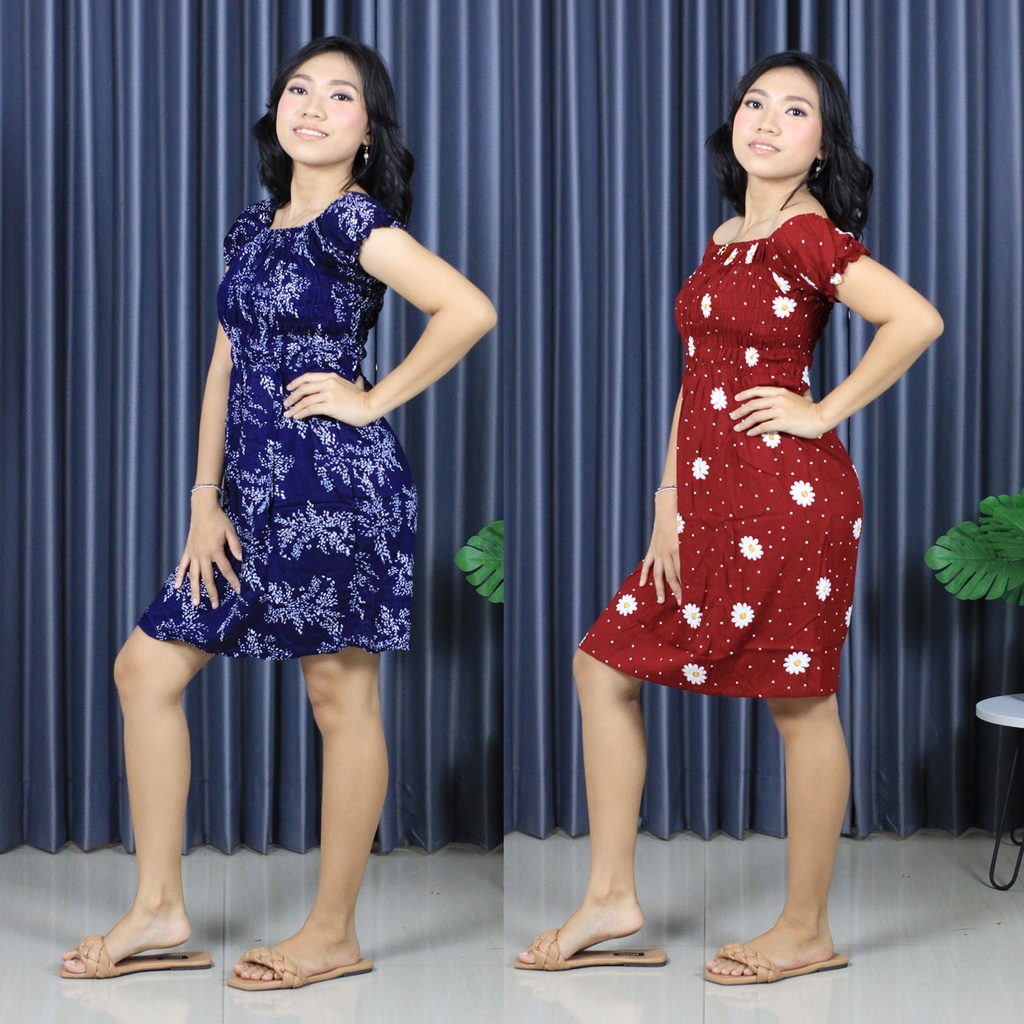 DRES KERUT AYUNA PENDEK BALI (pilih motif)