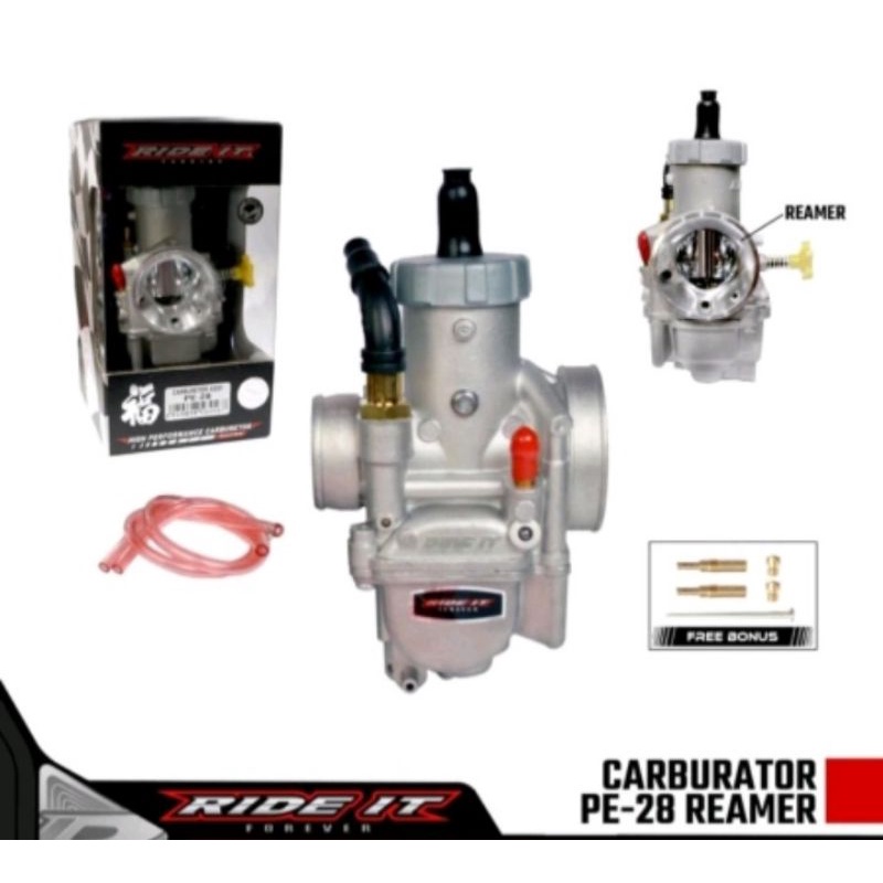 Karburator | Karbu PE 28 | PE28 RIDE IT selver Series ORIGINAL RIDE IT