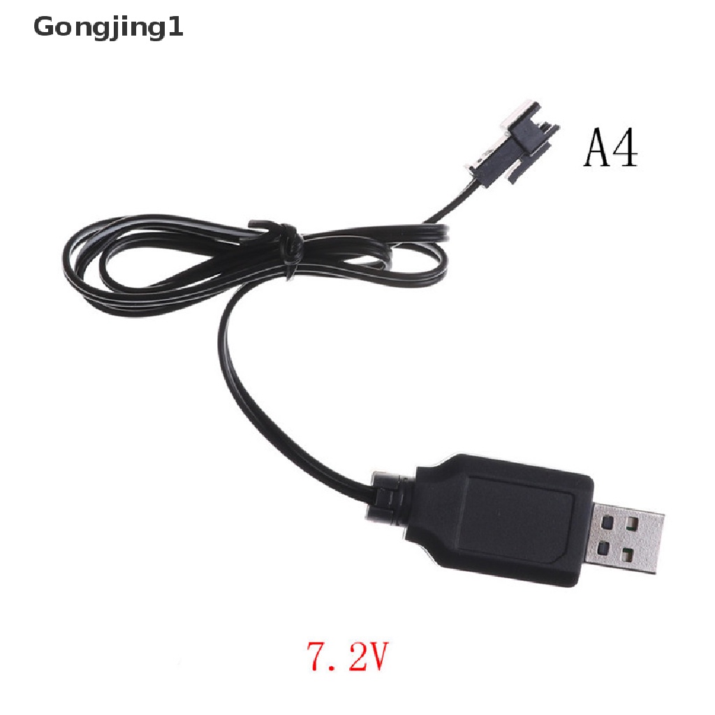 Gongjing1 Charger Baterai Usb Dc 3.6v-7.2v Untuk Mobil Rc