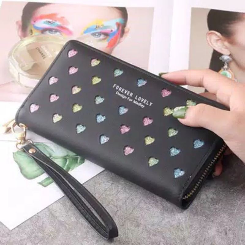 Dompet Panjang Wanita Kekinian 802 Trendy Murah Import