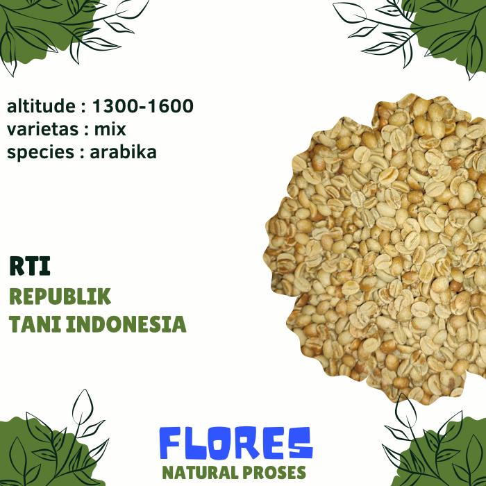 

Biji kopi mentah ARABIKA FLORES NATURAL proses-GREEN BEAN