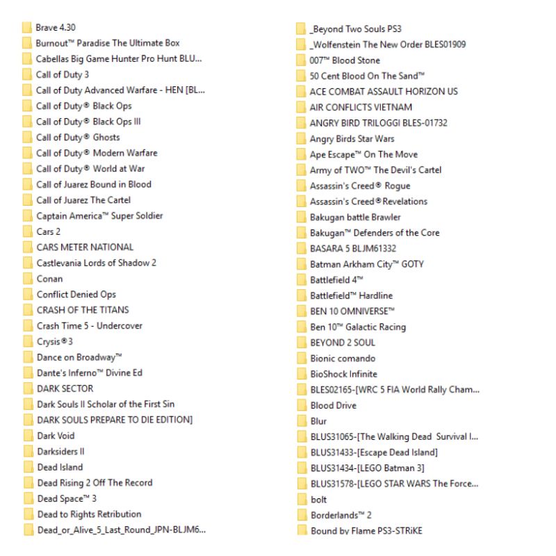 HDD HARDISK CFW EKSTERNAL 500 GB + 50 GAME TERBARU
