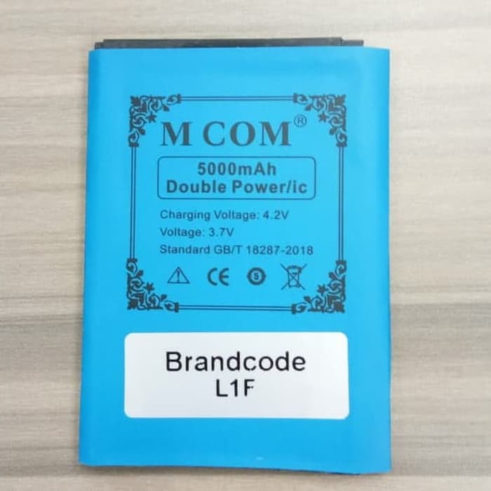 Battery Batre Baterai Double Power Mcom Brancode Brand Code Brandcode L1F