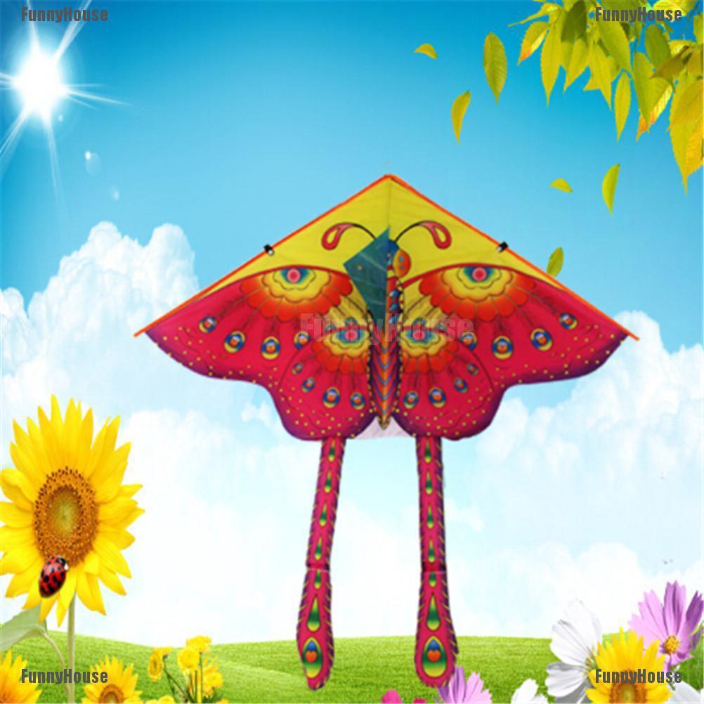 Mainan Layang layang Bentuk Kupu Kupu 90cm untuk Anak Mainan Layang layang Bentuk Kupu Kupu 90cm untuk Anak