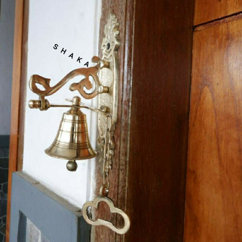 Bel lonceng pintu rumah pagar antik brass lonceng antik pintu rumah