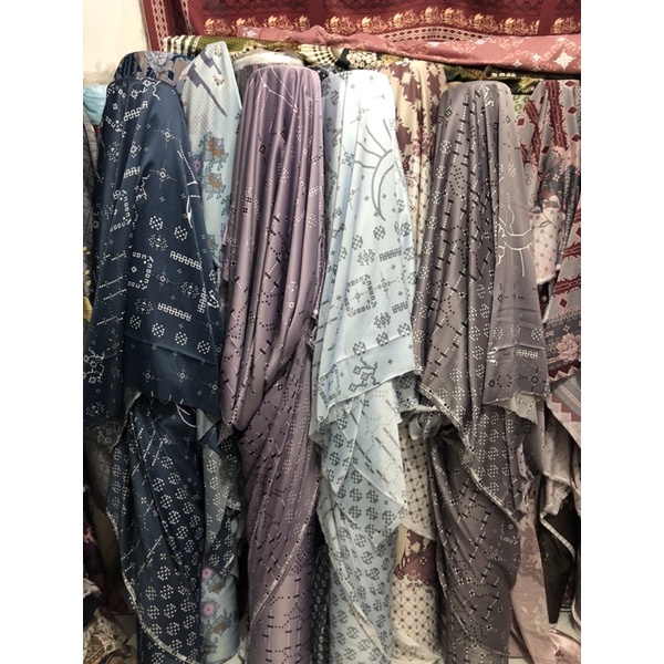 Kain silk | motif vanilla hijab | kain motif branded | kain motif terbaru