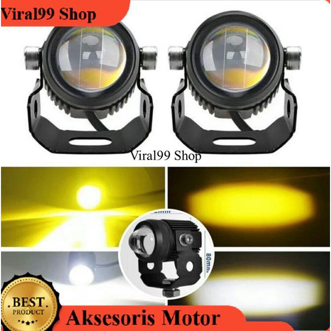 Lampu Motor D2 Laser Led Tembak Foglamp - Hk Ac/Dc viral99 Ayo Beli