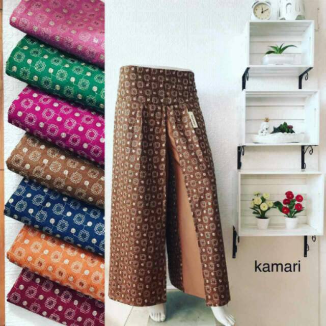 Kulot brukat rubia komb batun ima kamari