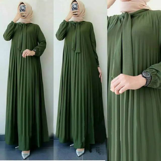 GAMIS MAXI PLISKET PITA LEHER PREMIUM