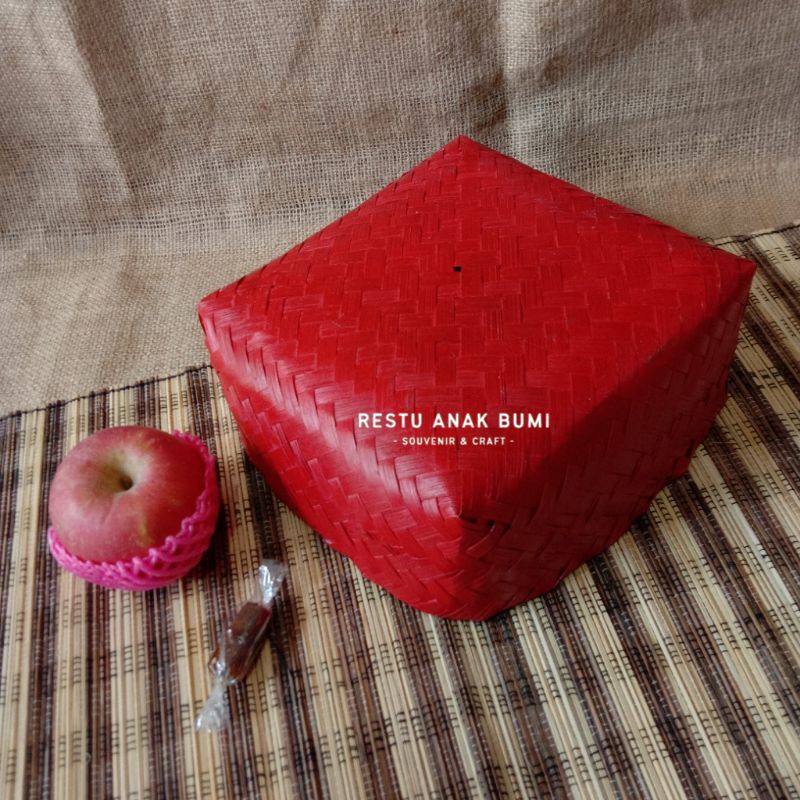 

(B014) Besek Foodgrade 22cm|Wadah Nasi|Tempat Saji|Sokase|Genduri|Hantaran|Foodbox|Hampers|Hantaran