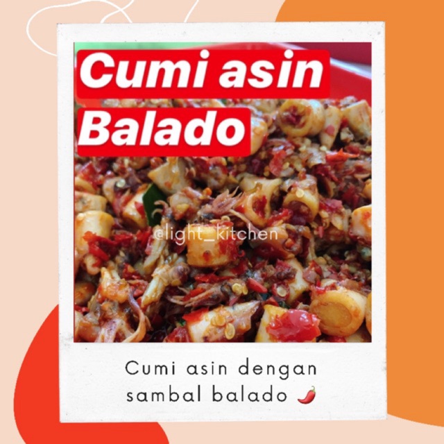 

Cumi asin balado