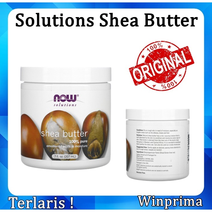 Now Foods Solutions Shea Butter - Shea Butter - Dry skin