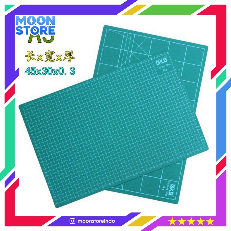 

WORK CUTTING MAT PAD A3 45 X 30CM GKSA3 GREEN