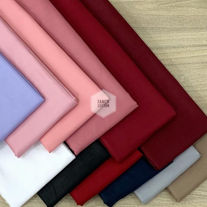 Kain Katun Jepang polos glossy tokai senko