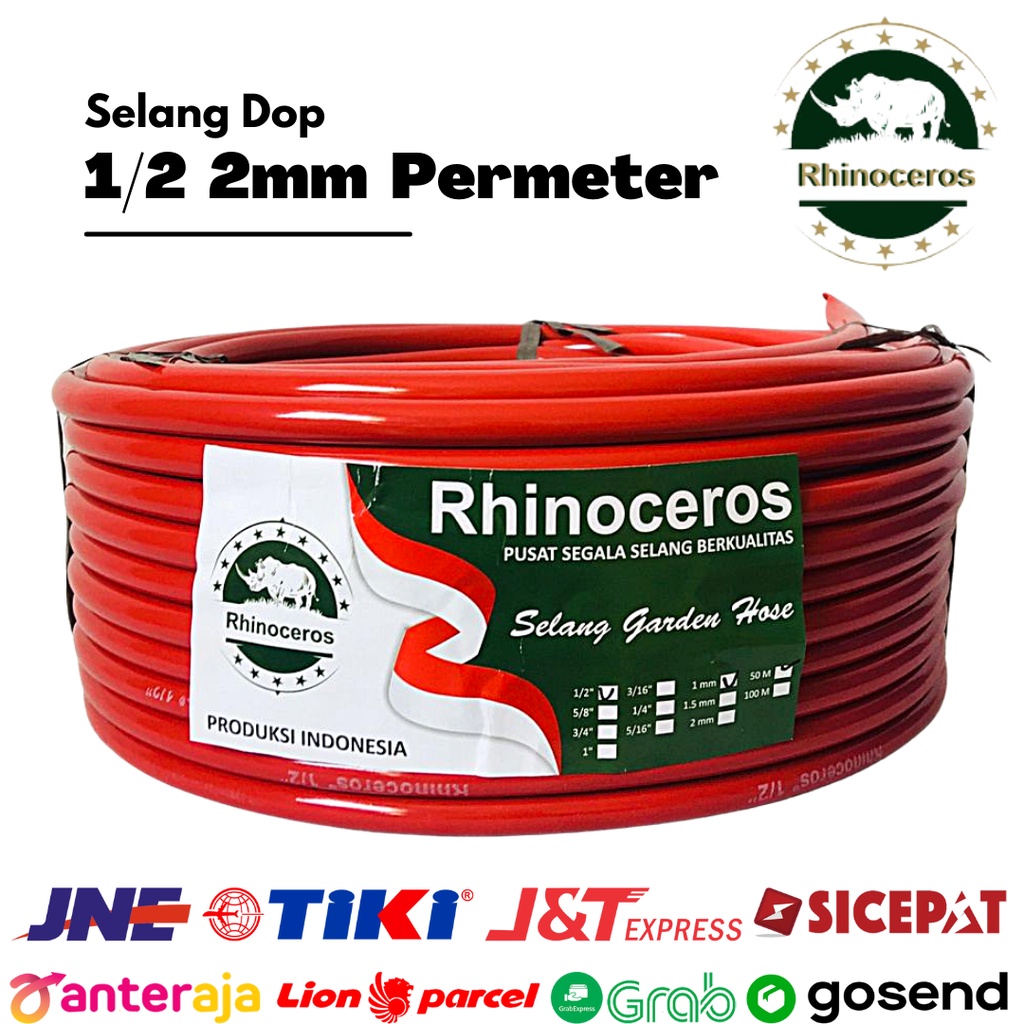 Selang Air Dop 1/2 2MM PERMETER Selang Air Taman Selang Air Cuci Motor Selang Air Murah