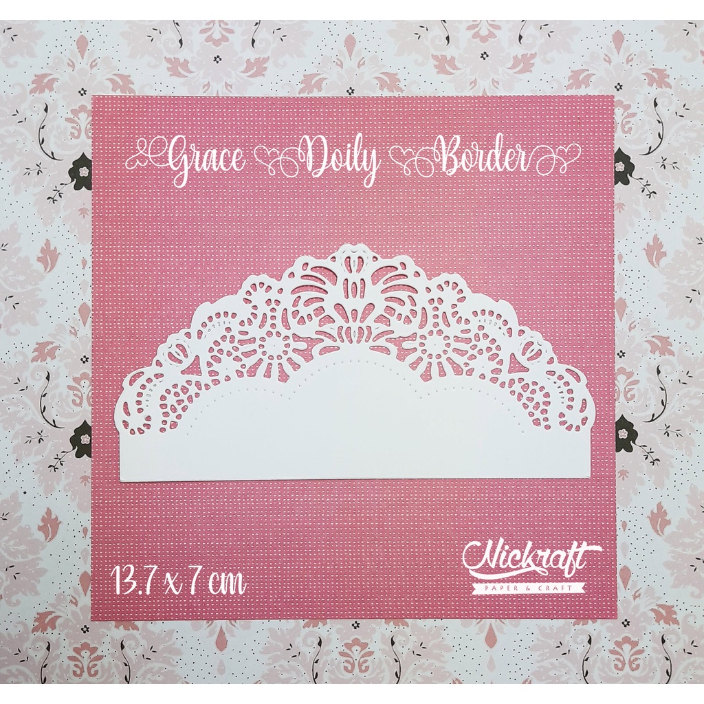 

GRACE DOILY BORDER - Bahan Scrapbook Amplop Envelope