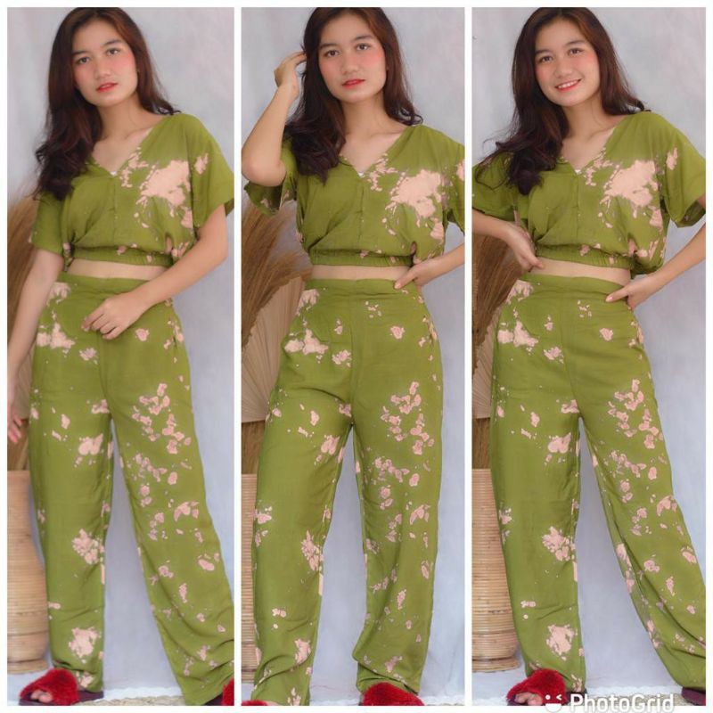 Setelan Crop Bali/Setelan Amanda Bali