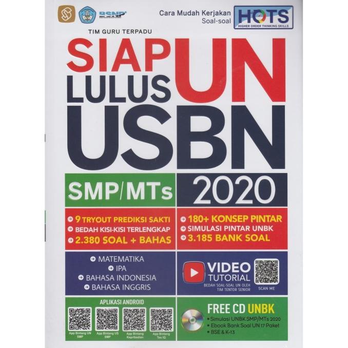 READY STOCK SIAP LULUS UN USBN SMP/MTS 2020 (FREE CD UNBK) !!!!