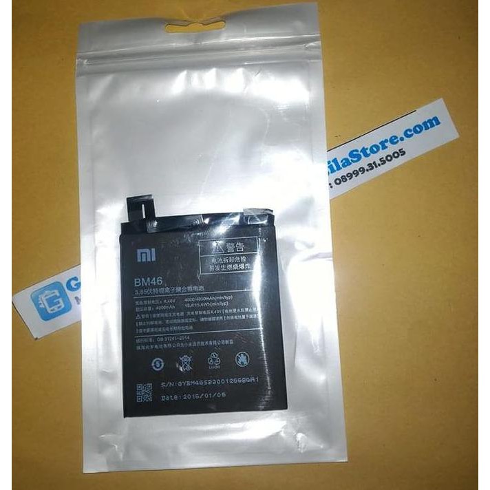 BATERAI XIAOMI REDMI NOTE 3 BM46 ORIGINAL 100% ORI | Battery BM-46