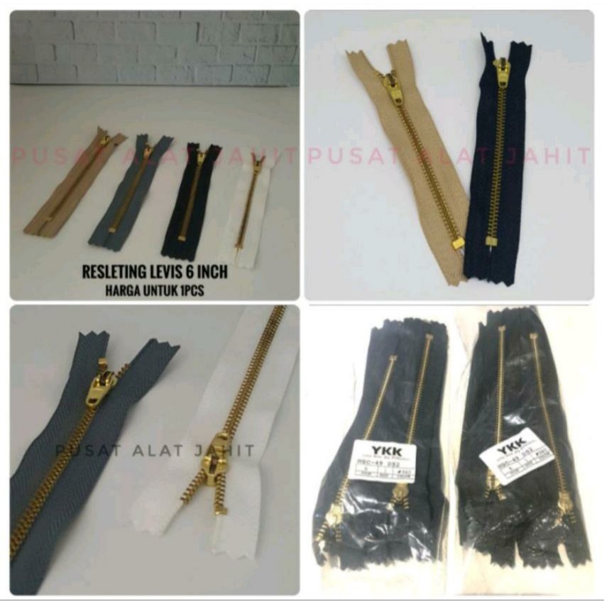 Resleting Zipper Jeans Wanita Sleting Celana Jeans