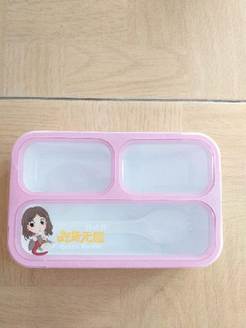 Yooyee Mini Lunch Box Sekat 3 Kotak Makan Mini #606