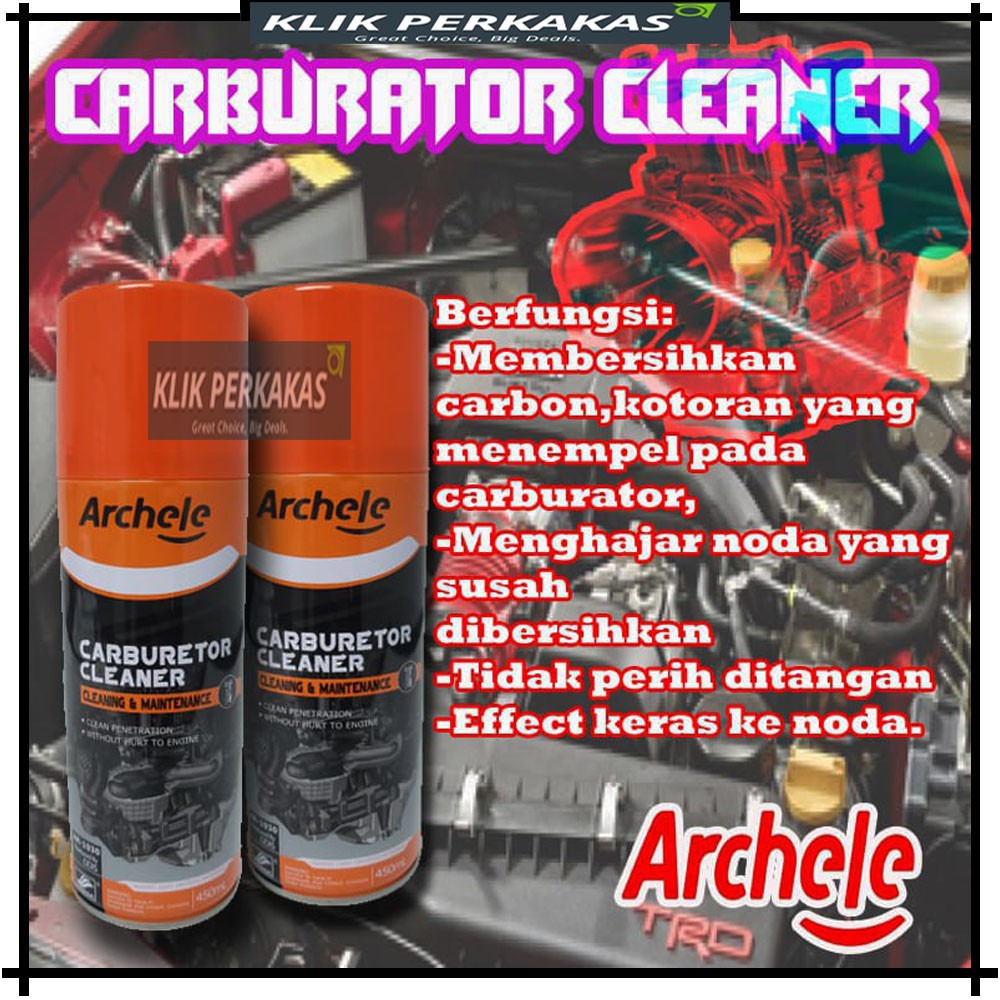 Archele Carburator cleaner dan injector cleaner M-One 450Ml