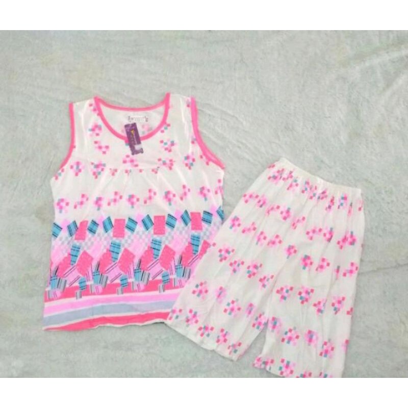 Baju Tidur Wanita Pakaian Setelan Hotpan Singlet Wanita