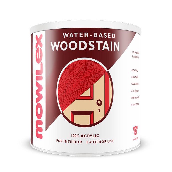 New Woodstain Mowilex Cat Kayu Waterbased 100ML 250Ml REPACK Termurah