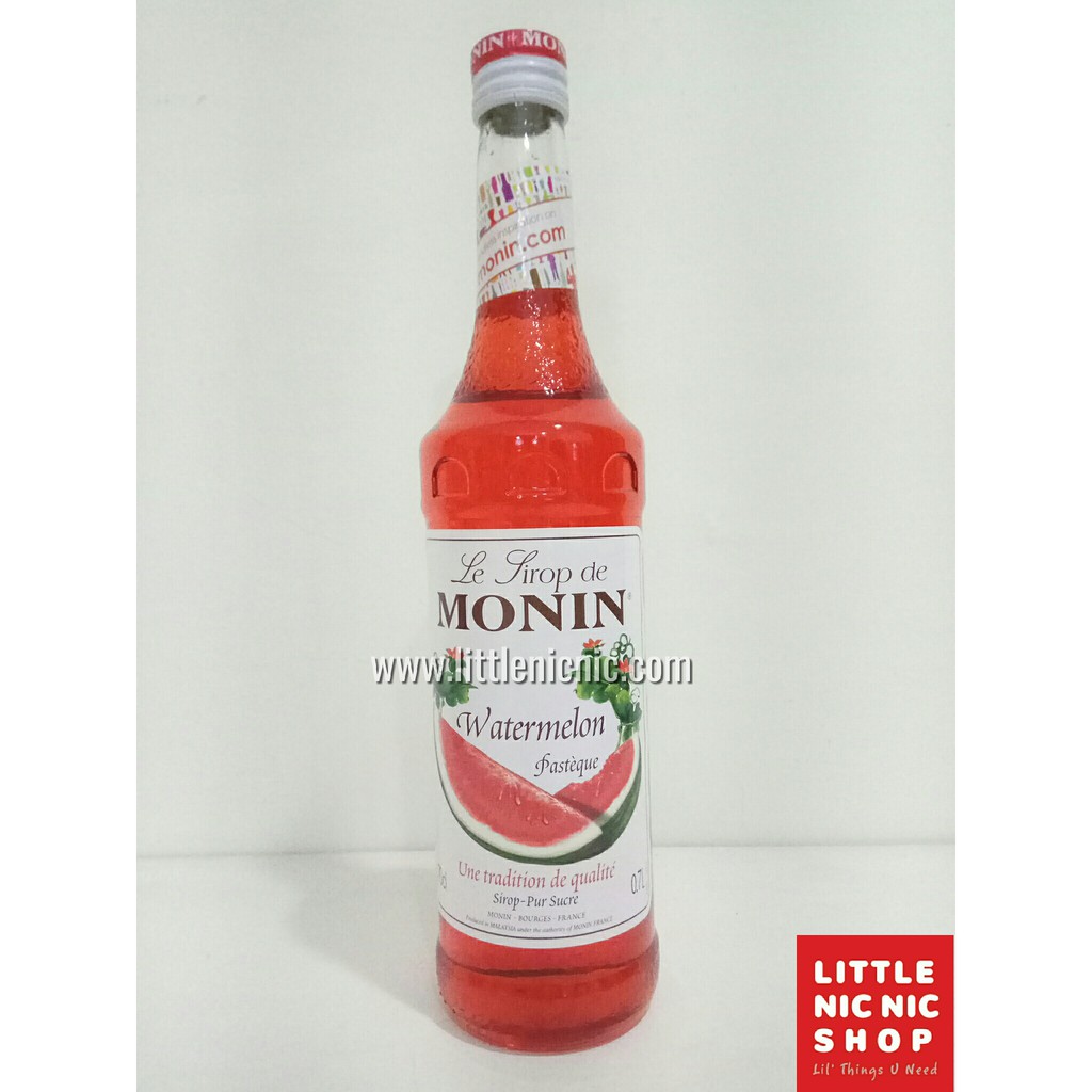 

Monin Watermelon flavoured syrup 70 CL (700ml) sirup rasa semangka minuman café