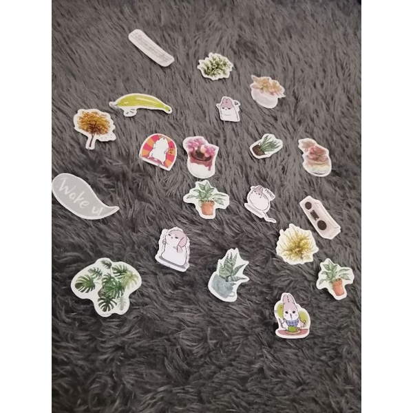 

Sticker Cute Sample succulent, kelinci, vintage, tanaman (Sample: 10 stiker)