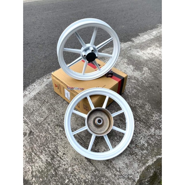 Velg palang 8 V-rossi comet pelg veleg palang 8 putih Beat  Scoopy Spacy Vario 110 Genio