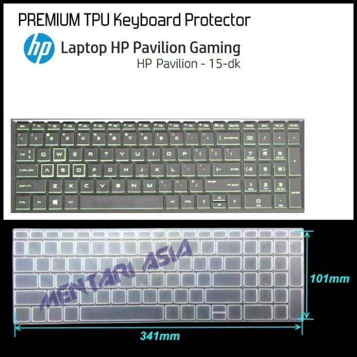 Keyboard Protector Hp Pavilion 15 Gaming - Premium Tpu Clear