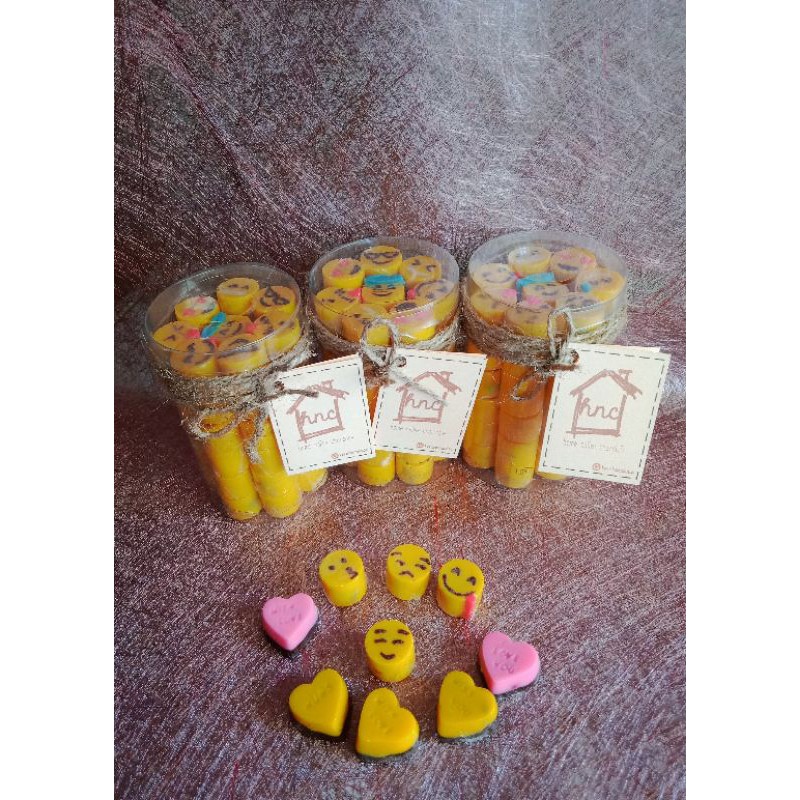 

chocolate praline mini emoticon (cokelat isi) / custom cokelat / coklat + Packaging