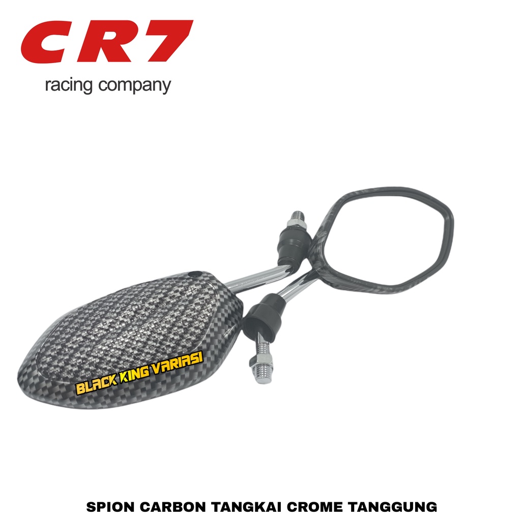 Spion Karbon Crome honda Beat Vario Supra Spacy Mio Scoopy Tangkai Tanggung Yamaha