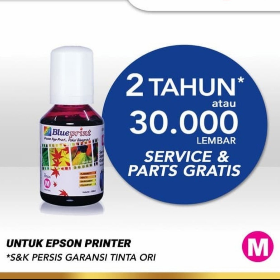 MAGENTA 100ml Epson 003 BLUEPRINT MERAH Tinta Botol ORIGINAL 100%