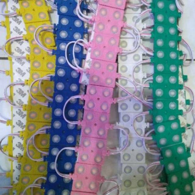 Lampu Led Strip Modul Kotak 4 Mata 12 volt led 12 volt 4 mata