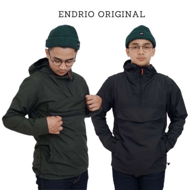 Jaket cougle polos kantong doraemon