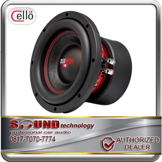 Subwoofer cello 8 inch pasif W8-sub cello-subwoofer audio mobil