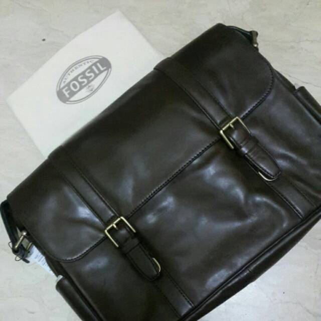 Tas Fossil Pria - Fossil Estate Messenger - New with tag - ORI - SALEEEEEE MURCEEEE