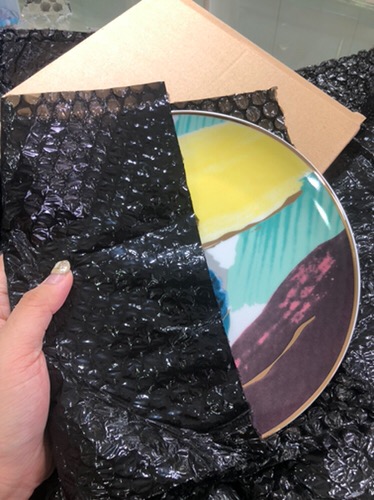 Watercolor Plate Premium Quality Piring Makan