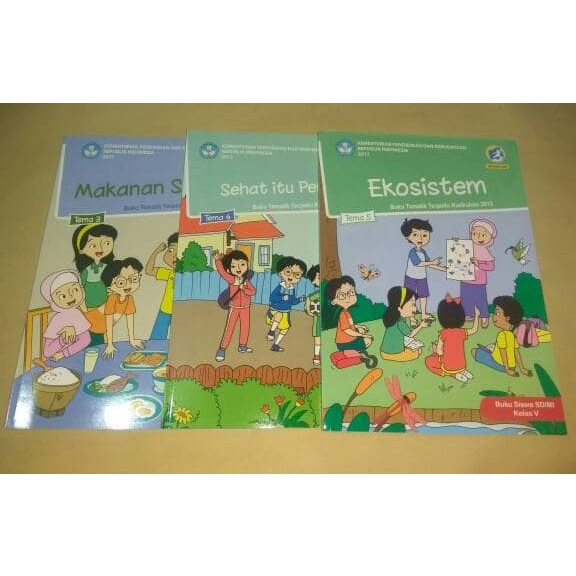 

❤BISA COD❤ Buku Tematik Kelas 5 SD Tema 3, 4 & 5 Revisi 2017