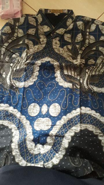 Tunik Batik Premium Lapis Tricot Motif Abstrak